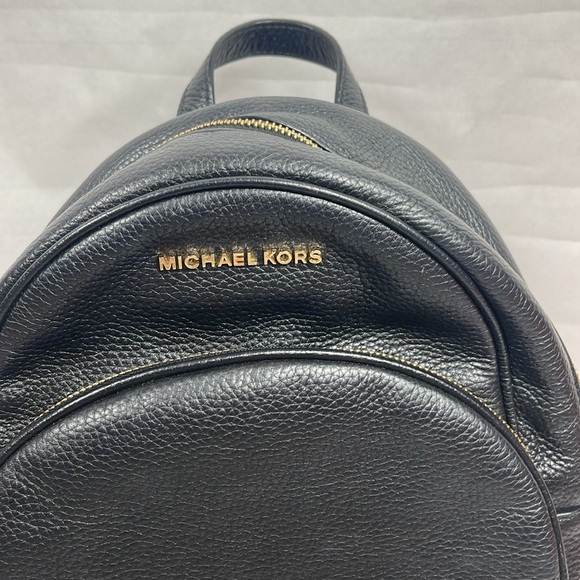 Michael Kors Leather Abbey Backpack - Picture 2 of 9